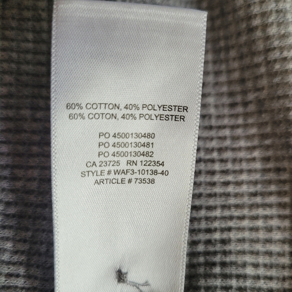 Aritzia TNA waffle knit Henley long sleeve shirt size large - Picture 12 of 12